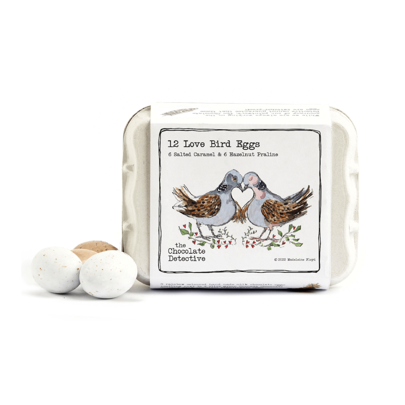 12 Love Bird Eggs 150g  limited edition for Valentines